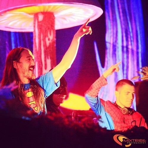 SUPERMAN, BATMAN, SPIDERMAN - photo Mixtribe (Steve Aoki, Laidback Luke Afrojack)