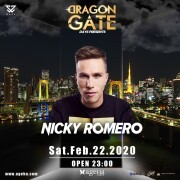 New “BIG” Party「DRAGON GATE」始動!! 「NICKY ROMERO」が、 2年ぶりにageHaに帰ってくる!