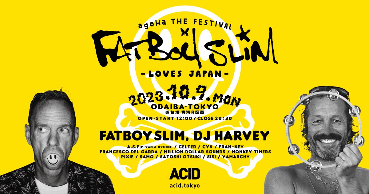 Iflyer Ageha The Festival Fatboy Slim Dj