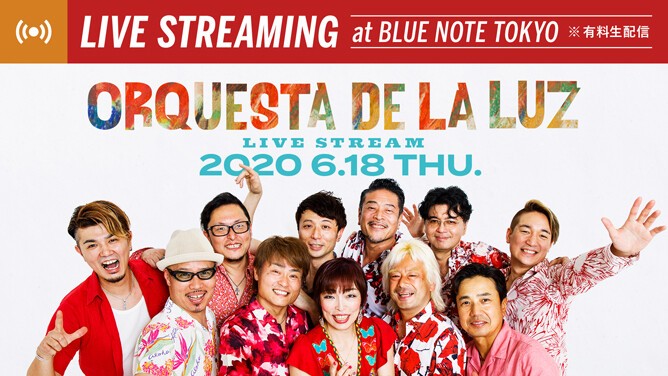 iFLYER: ORQUESTA DE LA LUZ Live Stream at Blue Note Tokyo at Zaiko Live  Streaming