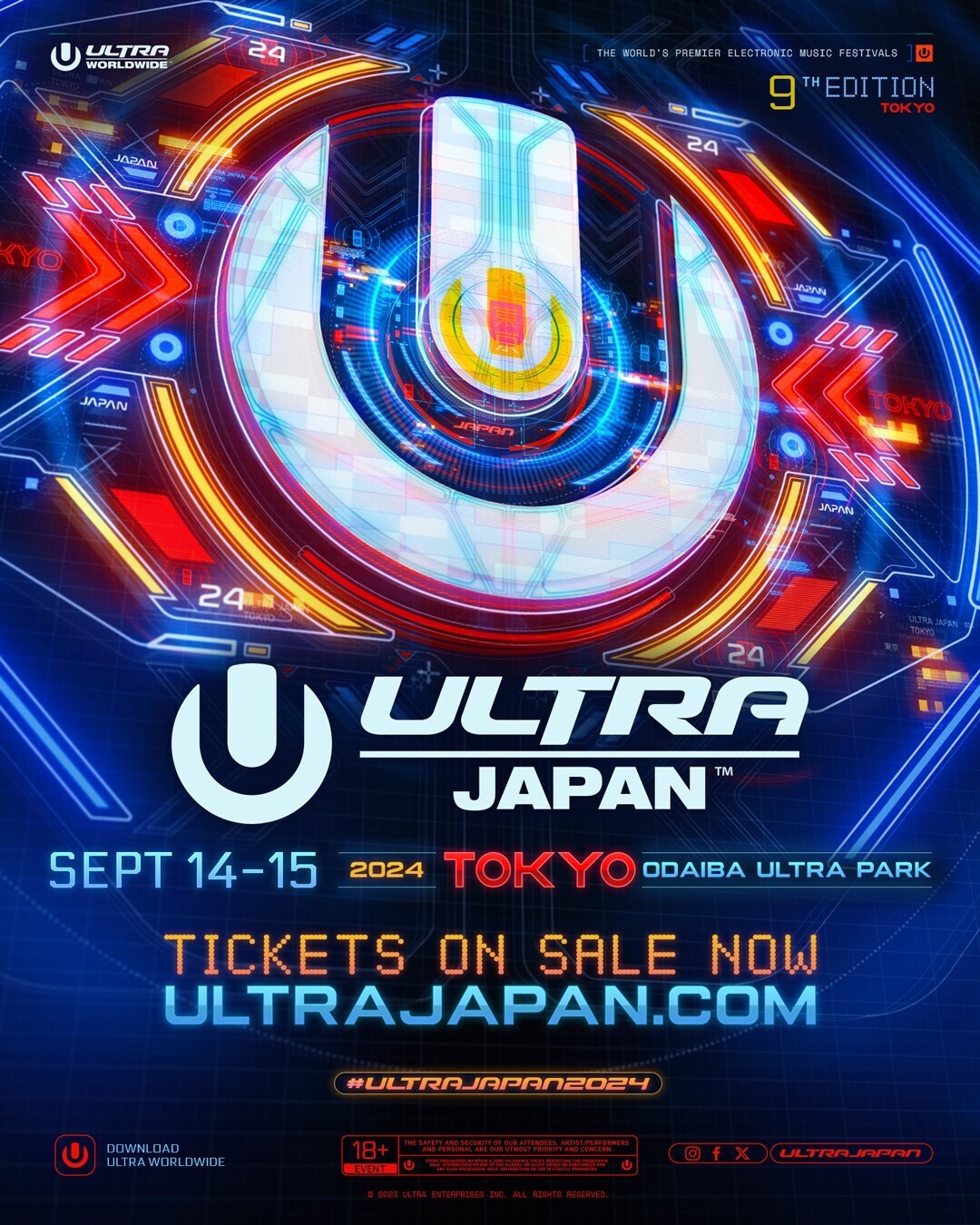 iFLYER: 先週末お台場に2日間で6万人が集結した「ULTRA JAPAN」が2024