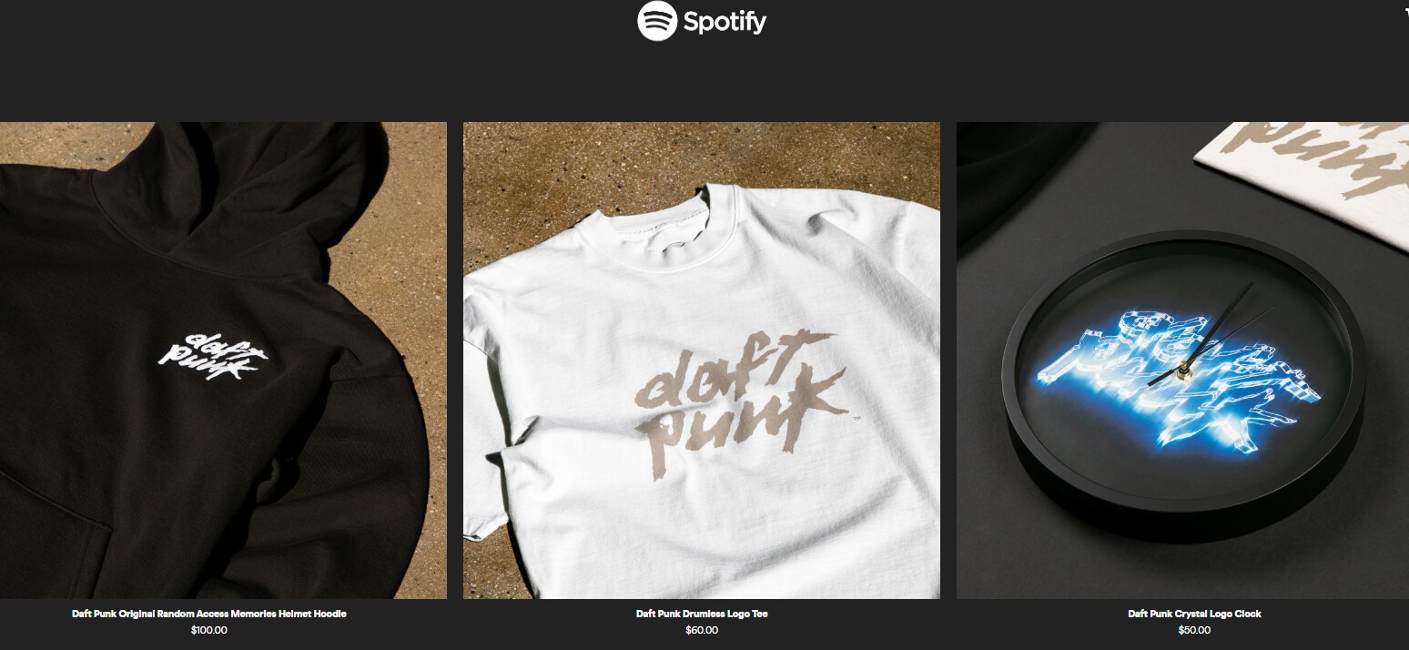 本日セール 【新品】Daft Punk x Spotify 壁掛け時計 - インテリア小物