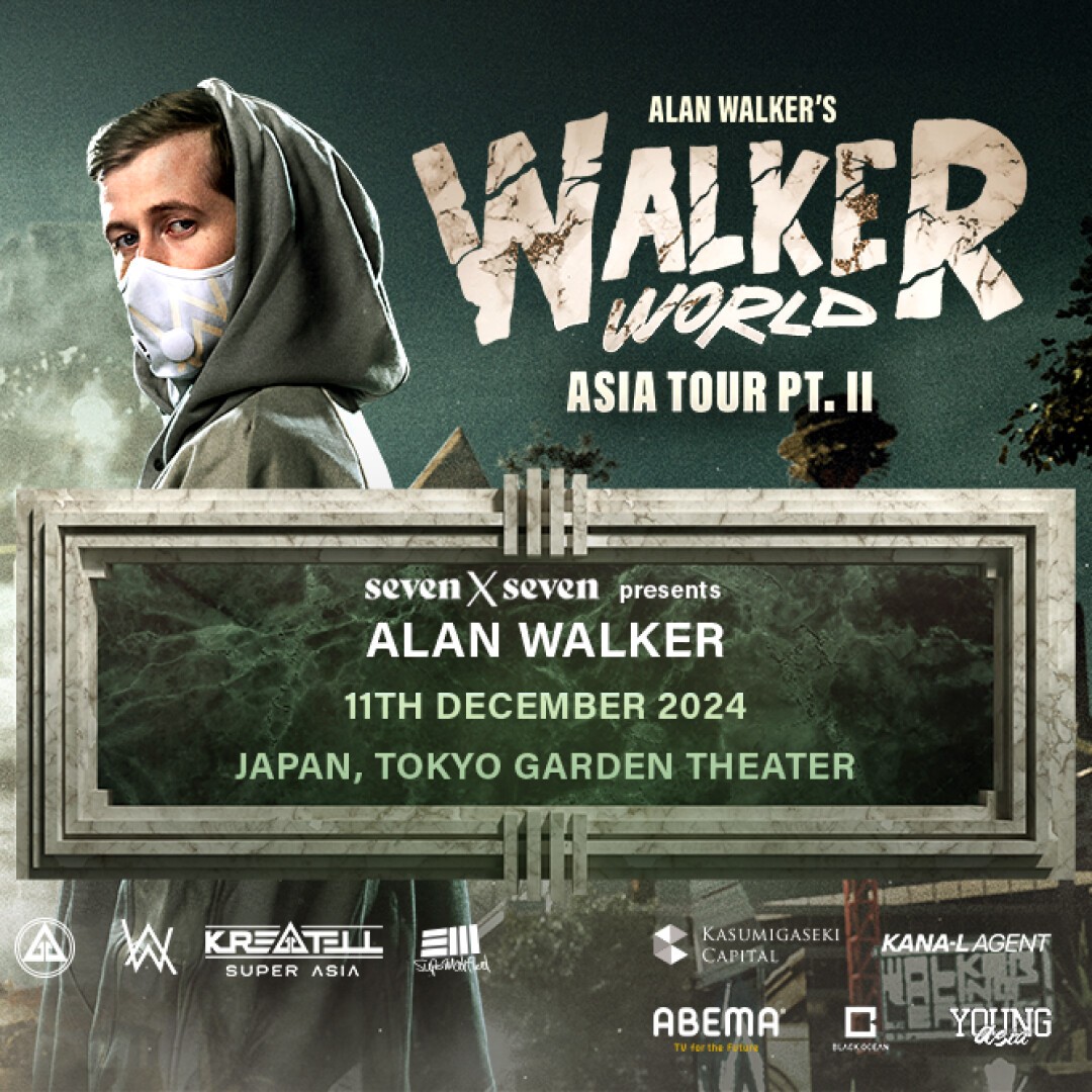 iFLYER: seven x seven presents Walkerworld feat. Alan Walker @ 東京ガーデンシアター,  東京都