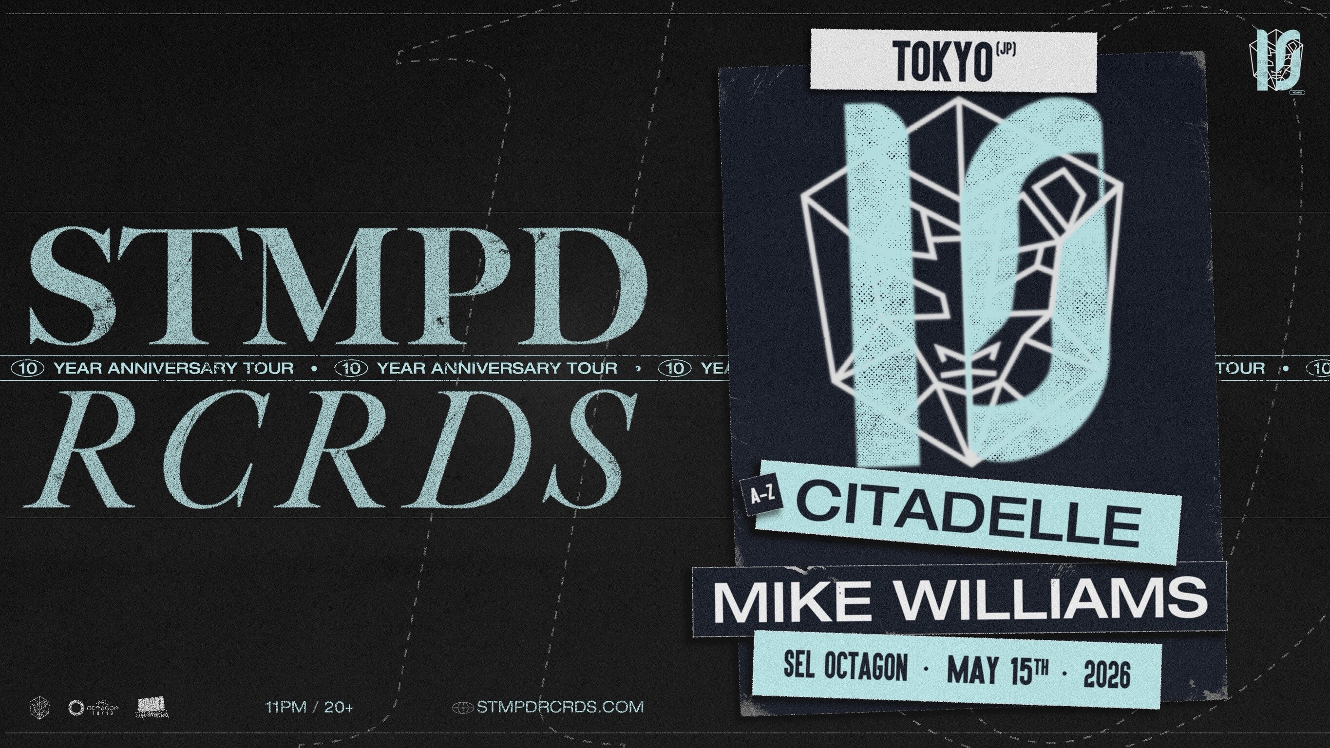 iFLYER: 六本木OCTAGON TOKYOで5月15日 (金) STMPD RCRDSレーベル