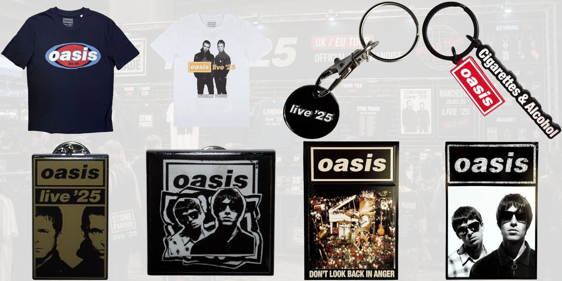 【日本未発売】【現地入手】 Oasis ファンブック 2026 イギリス限定 iFLYER: OASIS (オアシス)、再結成ツアー「Live '25」ドキュメンタリー