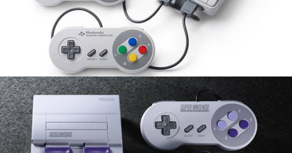 ファミコンに続いて、スーパーファミコンが小さくなって再登場
