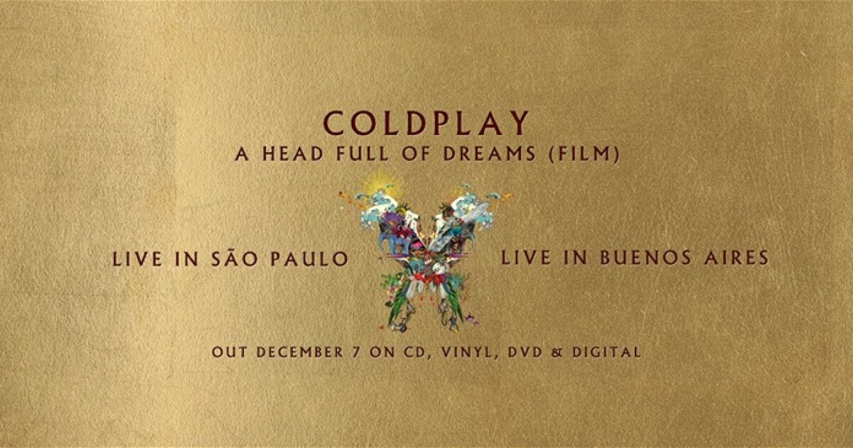 Coldplay（コールドプレイ）、金ピカでイカしたライブ・アルバムが発売