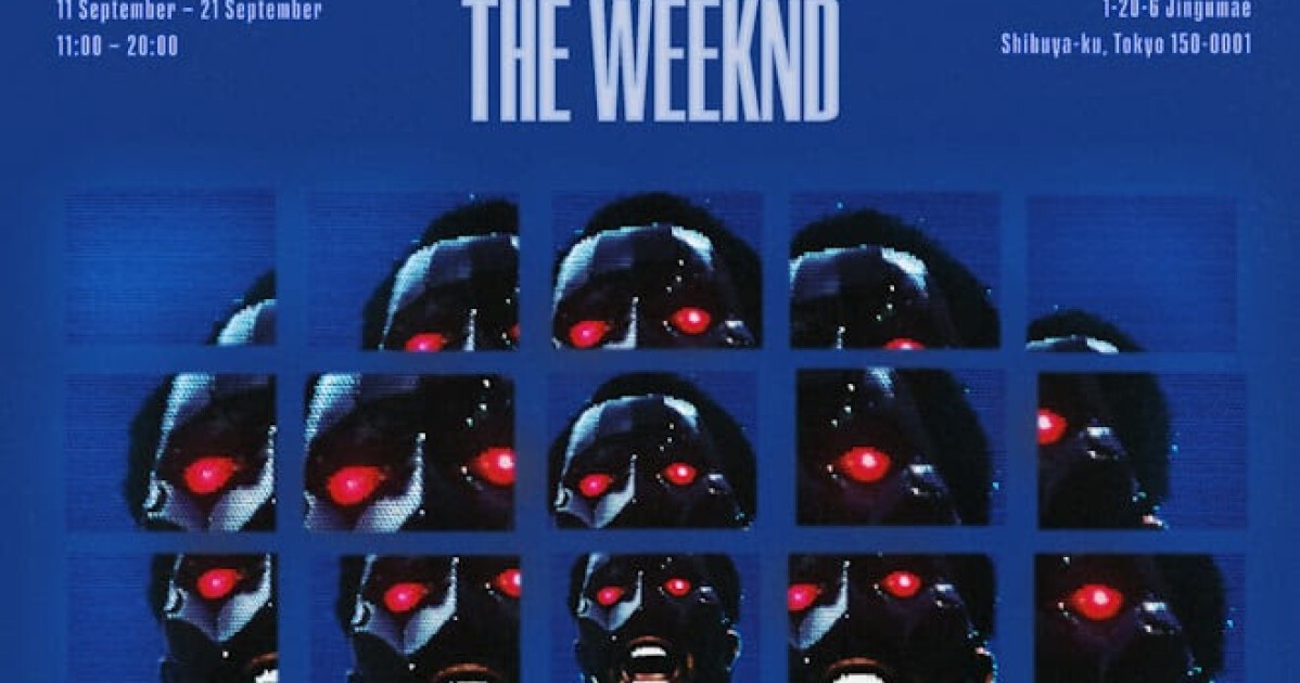 The Weeknd (ザ・ウィークエンド) 期間限定ポップアップストアが原宿で