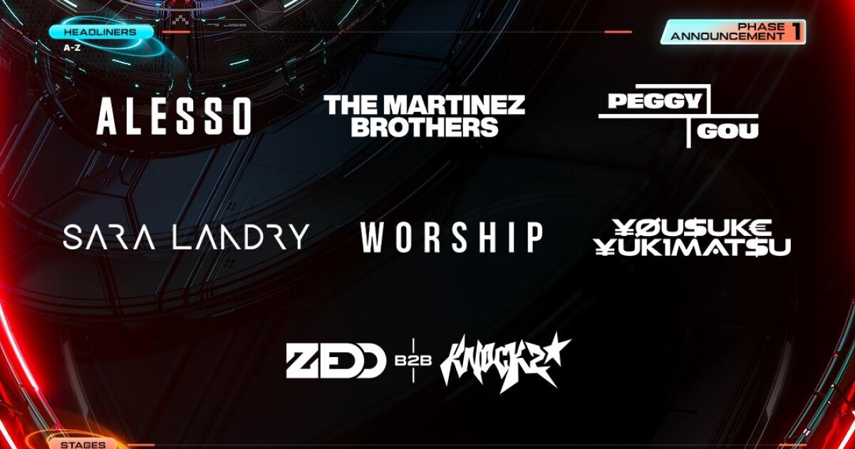 チケット絶賛販売中】『ULTRA JAPAN 2026』、Zedd B2B Knock2、Alesso