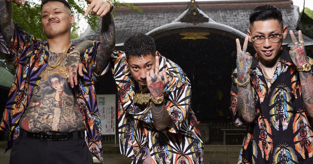 舐達麻 × WACKO MARIA】「舐達麻」の文字と聖母マリア、麻の葉が