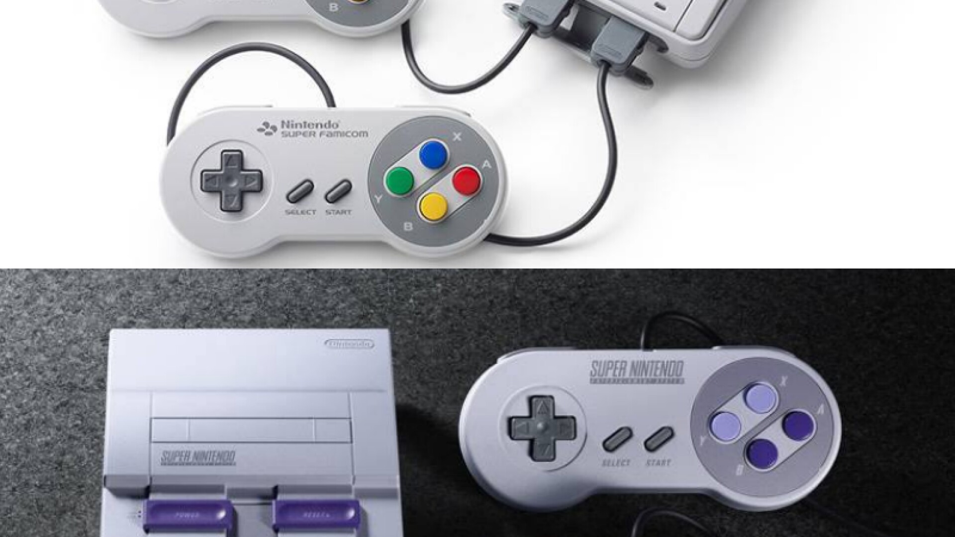 ファミコンに続いて、スーパーファミコンが小さくなって再登場