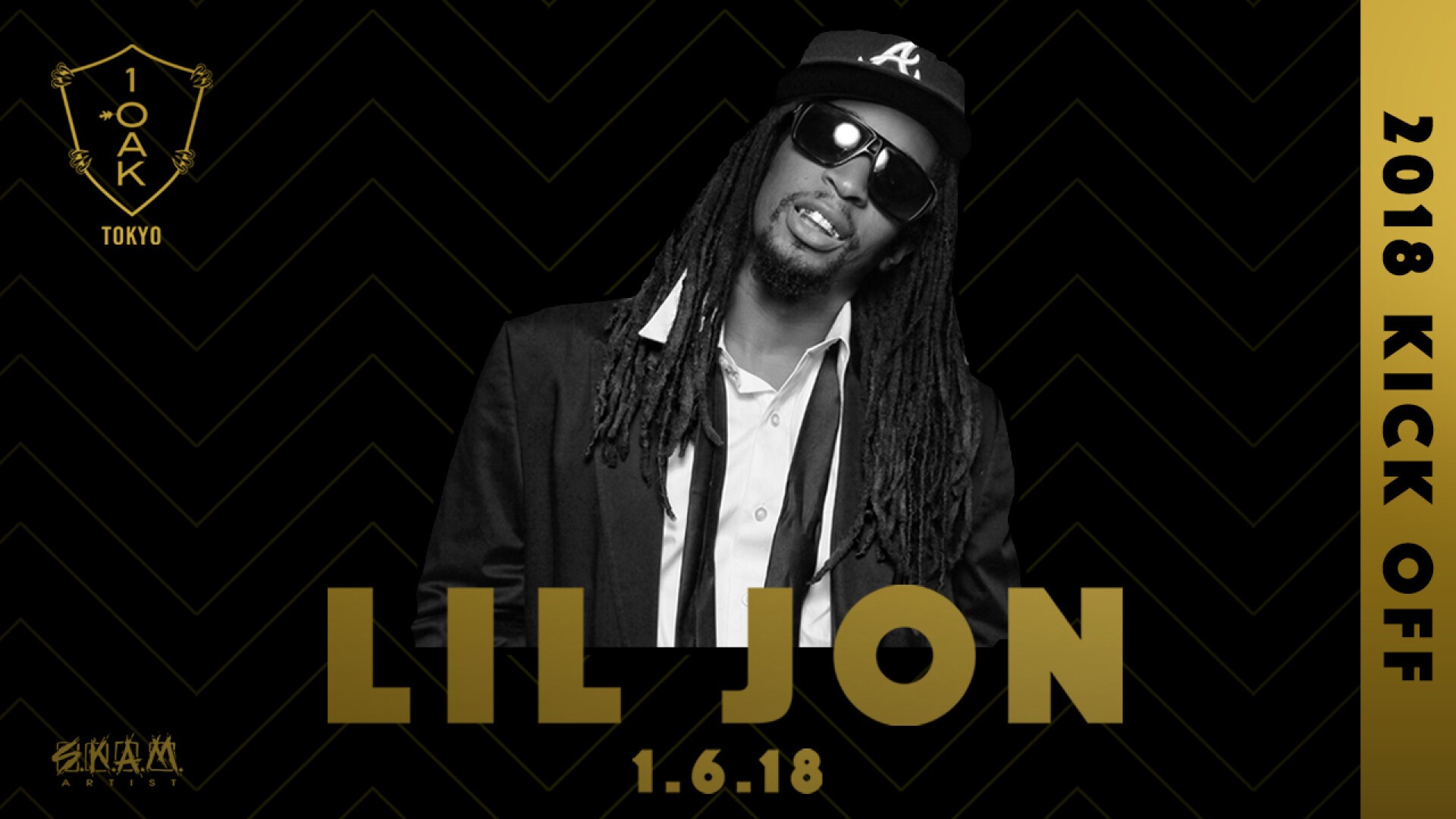 数えきれないほどのヒットナンバーを持つLil Jonが1月6日、1OAK TOKYO