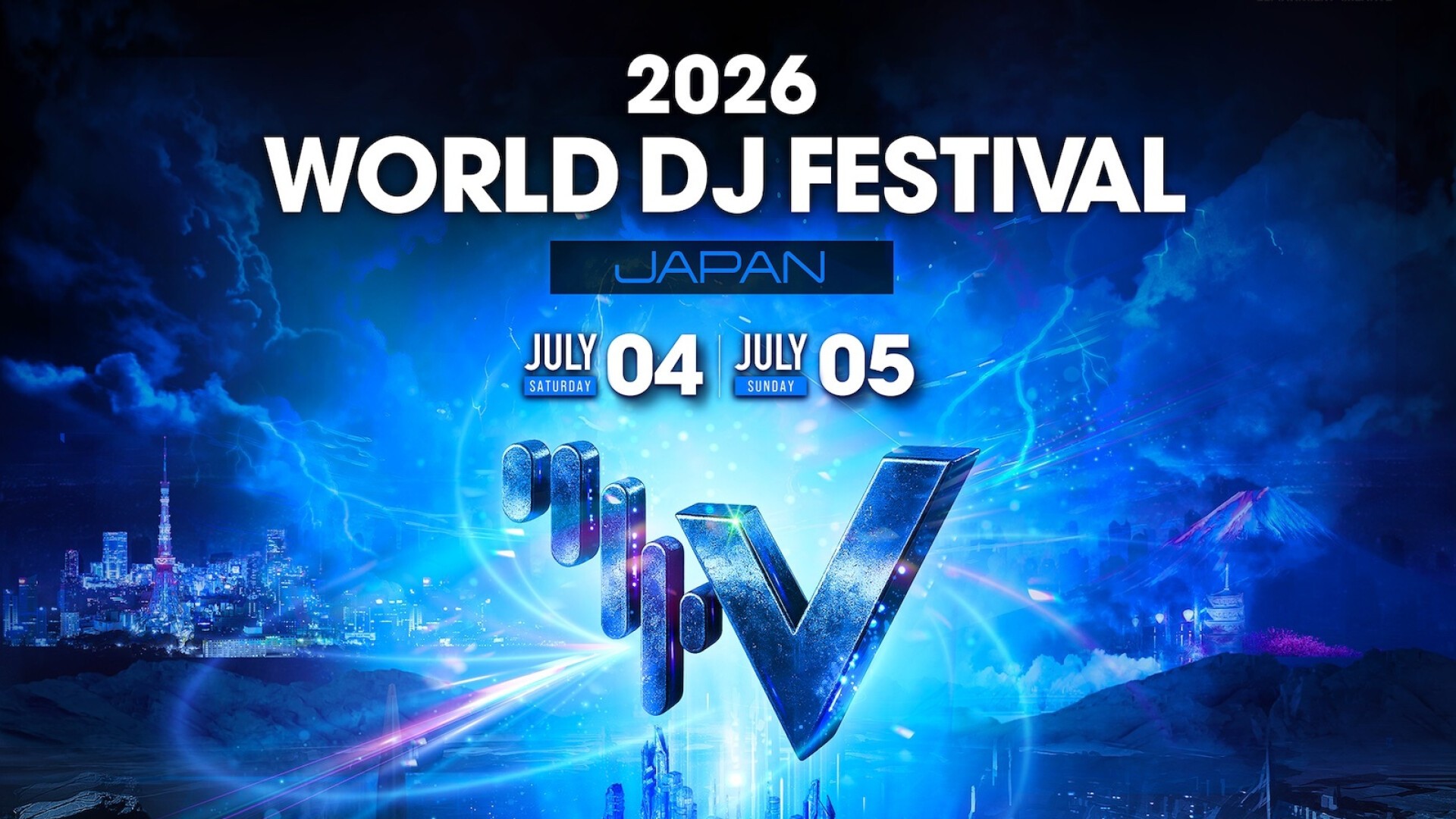 東アジア最大級の実績を誇る『World DJ Festival Japan 2026』7月4日