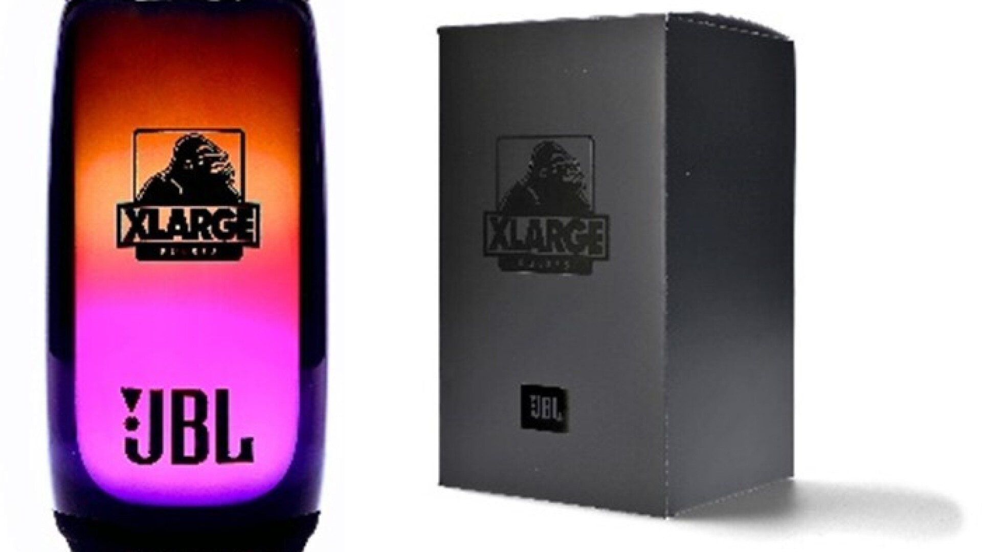 LEDで光るポータブルスピーカー「JBL PULSE 5（パルス5）」× 「XLARGE