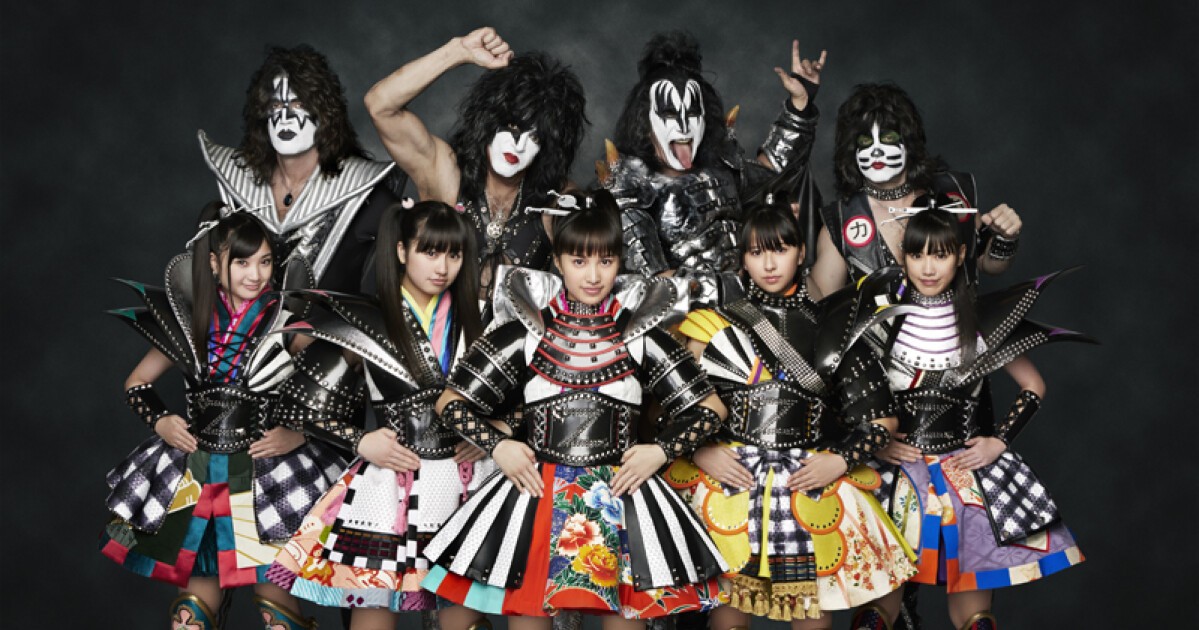 iFLYER: ももクロとKISS、コラボシングル「夢の浮世に咲いてみな」の