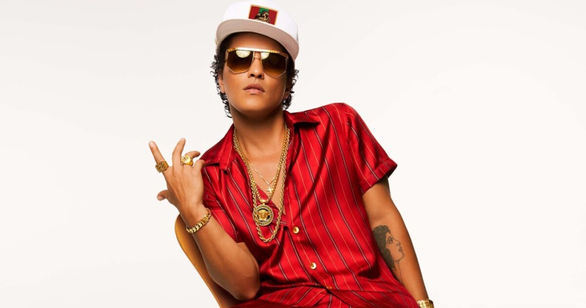 Bruno Mars ブルーノ マーズ 直筆サイン入り写真