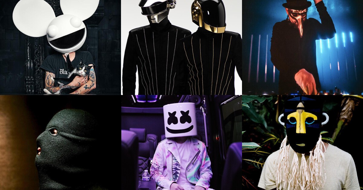 Daft Punk、Marshmello、Deadmau5など、6人のマスクDJ - iFLYER