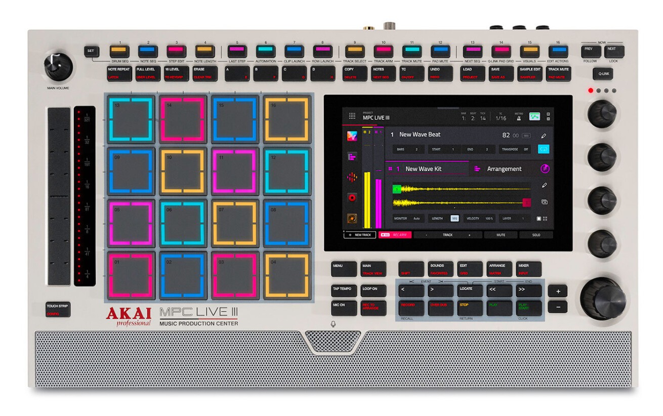 iFLYER: AKAI、80年代後半のMPCシリーズにインスパイアされたデザイン 