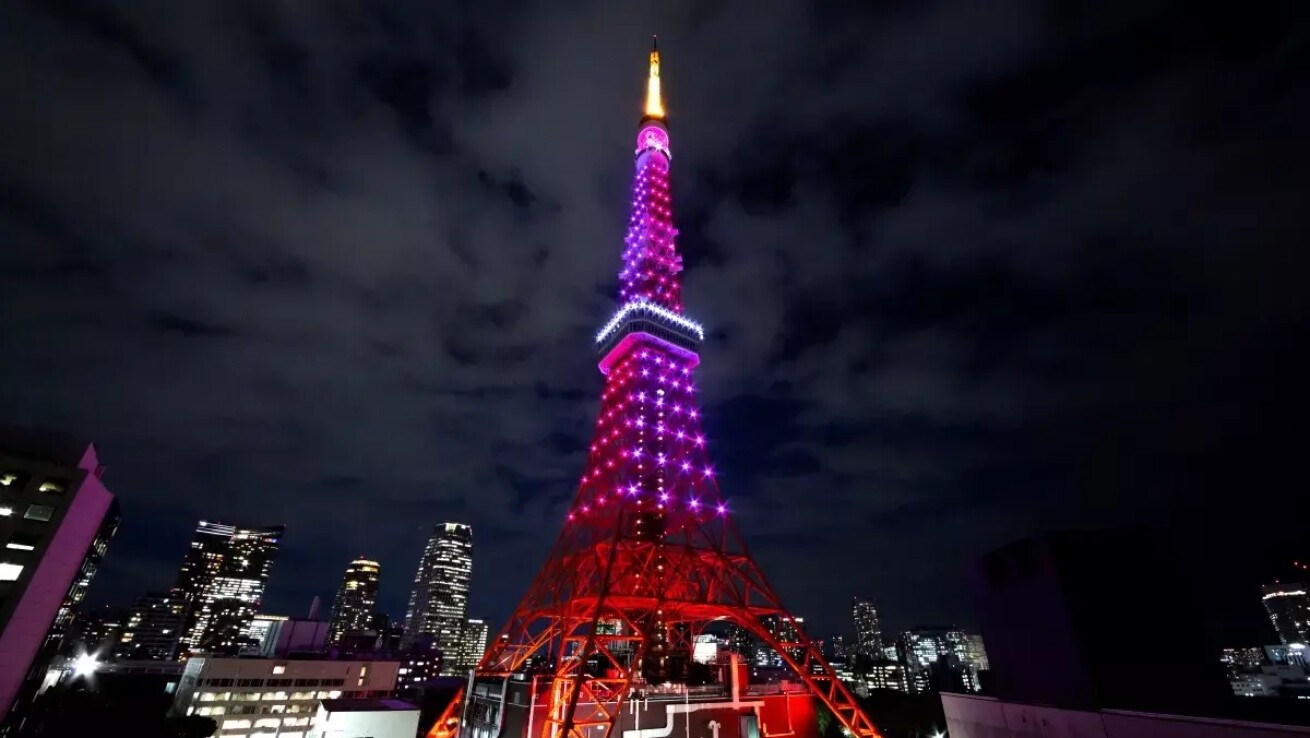 パールタワー iFLYER: バレンタインの夜はピンクに輝く「東京タワー」をオープン