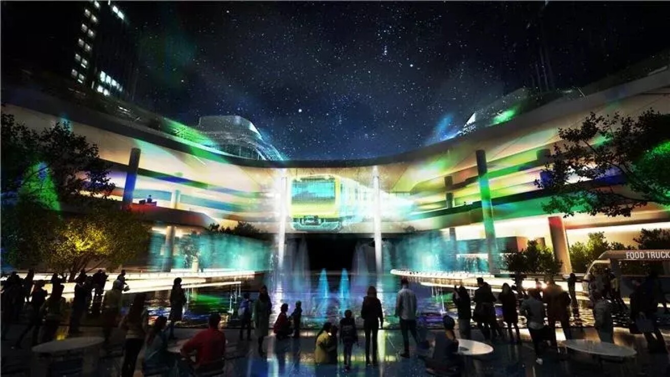 iFLYER: 街と一体となった “没入・体験型プロジェクションマッピング