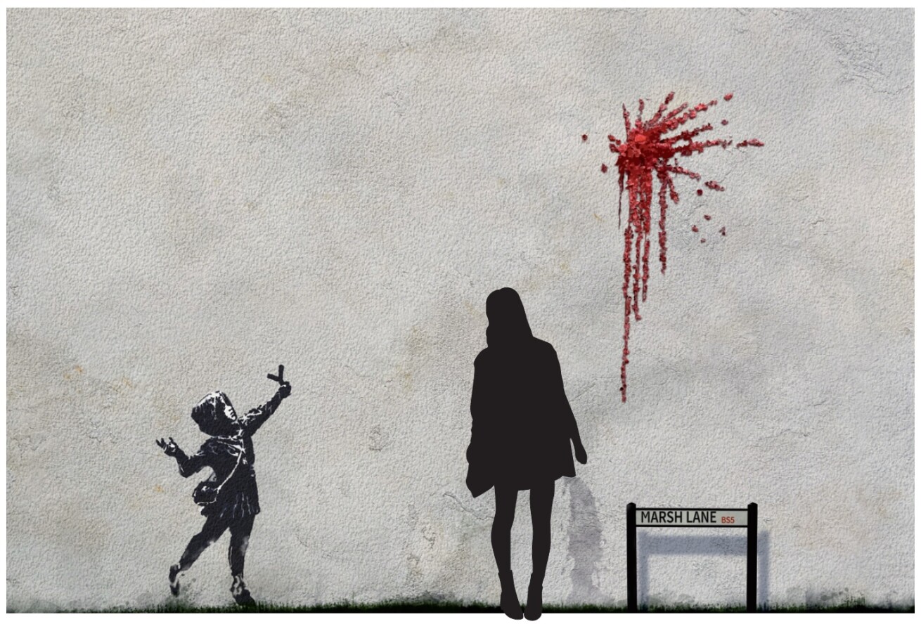 iFLYER: バンクシーが2020年に発表した「バレンタイン作品」のフォト