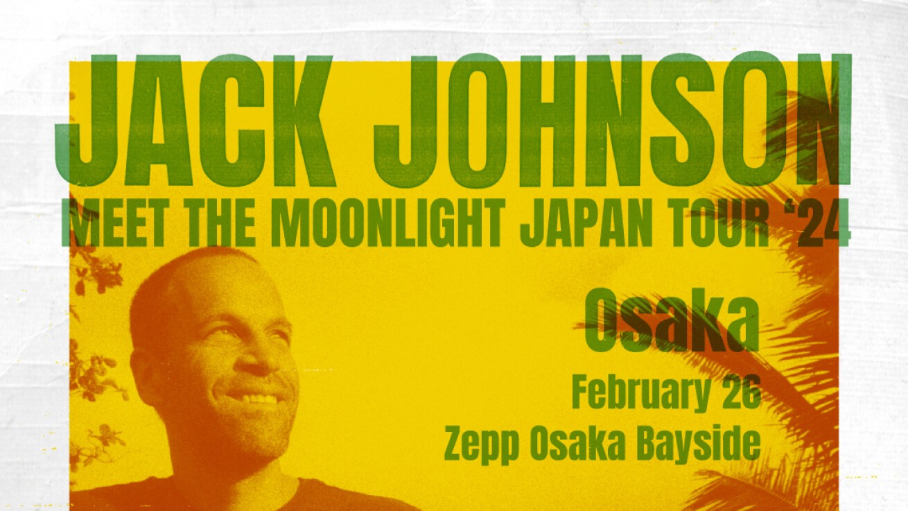 iFLYER: Jack Johnson (ジャック・ジョンソン) 、13年ぶりとなる日本 