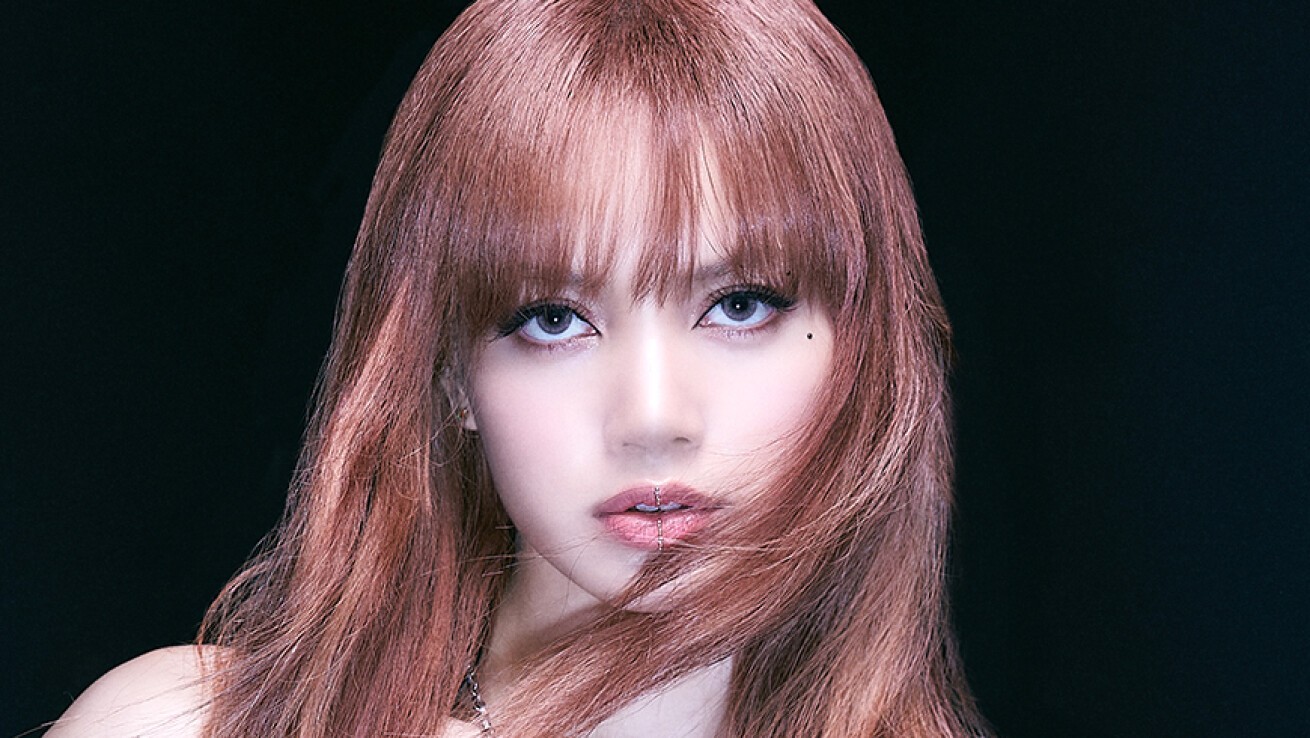 ストリングティング ハート パープル BLACKPINK リサ