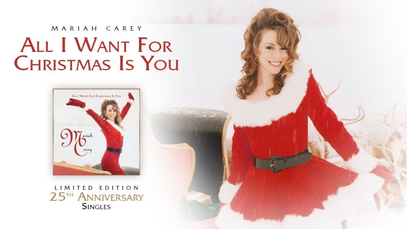 iFLYER: クリスマスといえばこの曲！マライア・キャリーの「All I Want for Christmas Is You」がリリースから25 年経った今年、初めて1位を獲得！